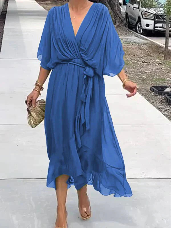 Lucia | Elegant Flowing Chiffon Dress