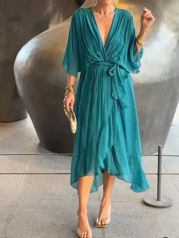 Lucia | Elegant Flowing Chiffon Dress
