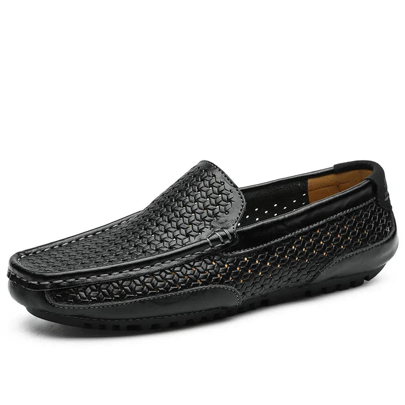 Zach | Faux Leather Loafers