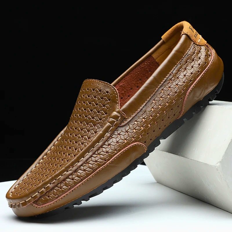Zach | Faux Leather Loafers