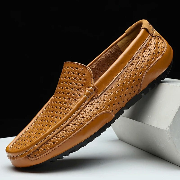 Zach | Faux Leather Loafers