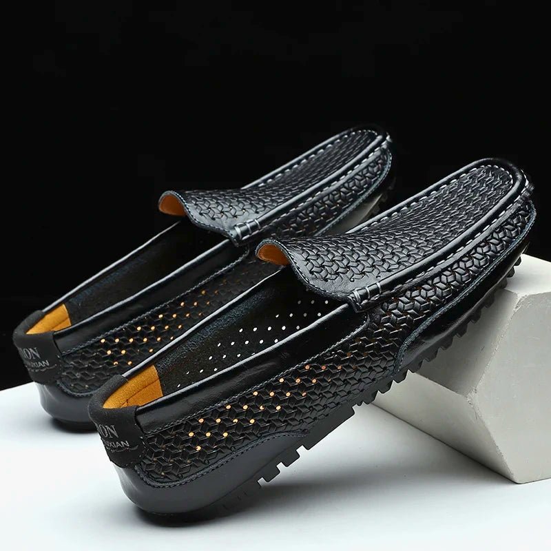 Zach | Faux Leather Loafers