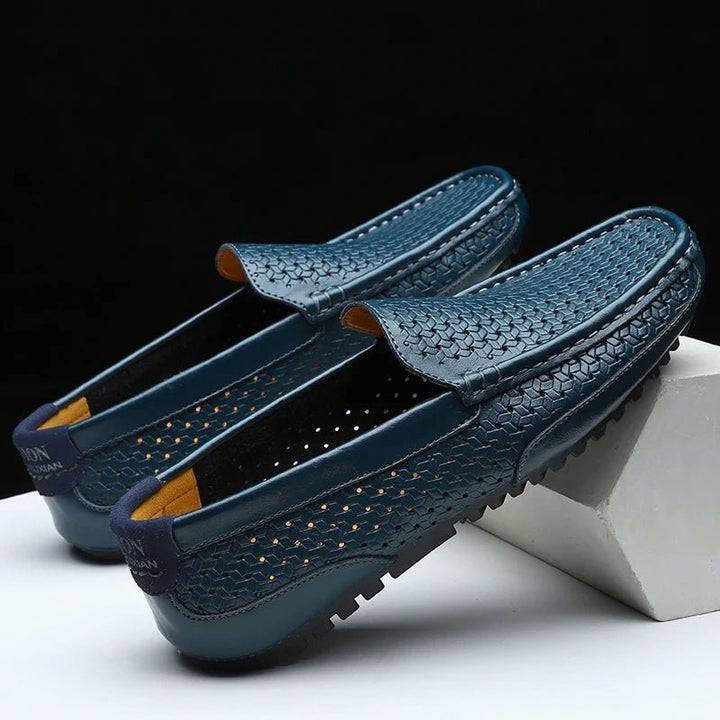 Zach | Faux Leather Loafers