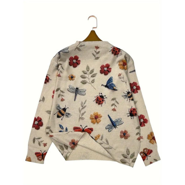 Emma | Floral Turtleneck Sweater