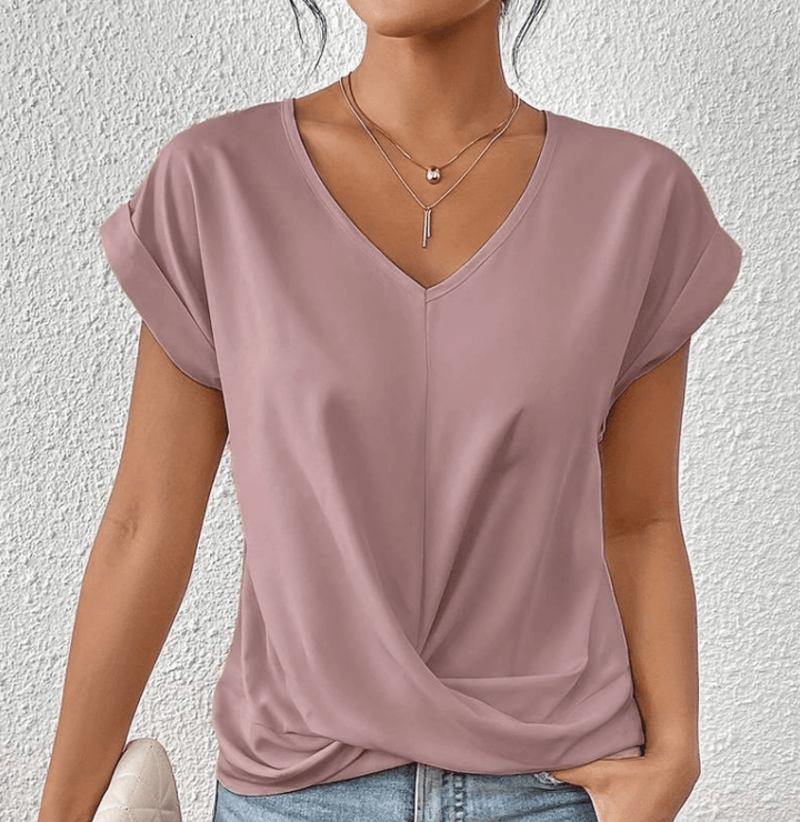 Charmy | Tummy tucking V-neck top