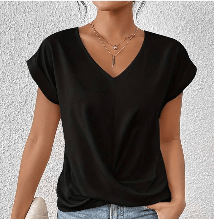 Charmy | Tummy tucking V-neck top