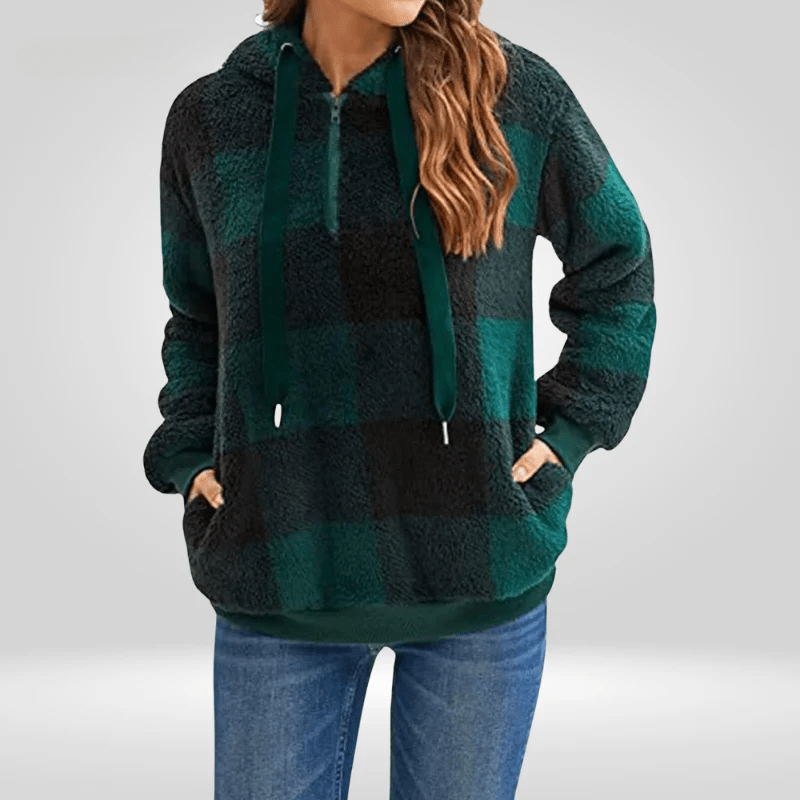 Stella | Elegant Half-Zip Sweater