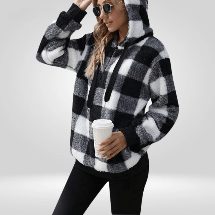 Stella | Elegant Half-Zip Sweater
