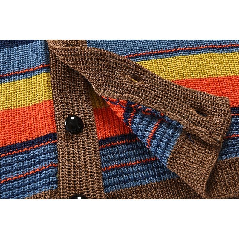 Joseph | Men's Colorblock Lapel Sweater