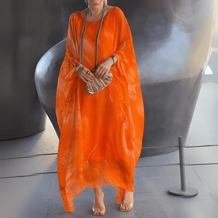 Rhona | Slimming Silk Chiffon Elegance Dress