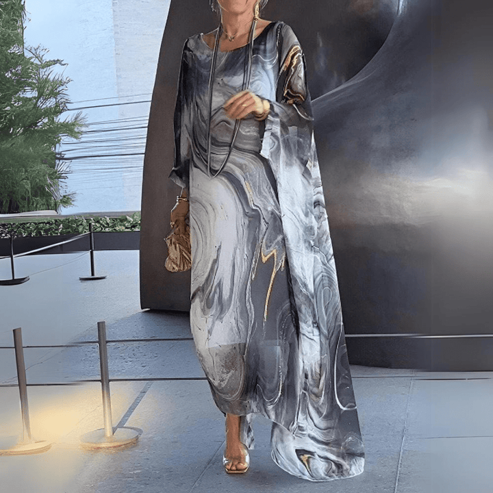 Rhona | Slimming Silk Chiffon Elegance Dress