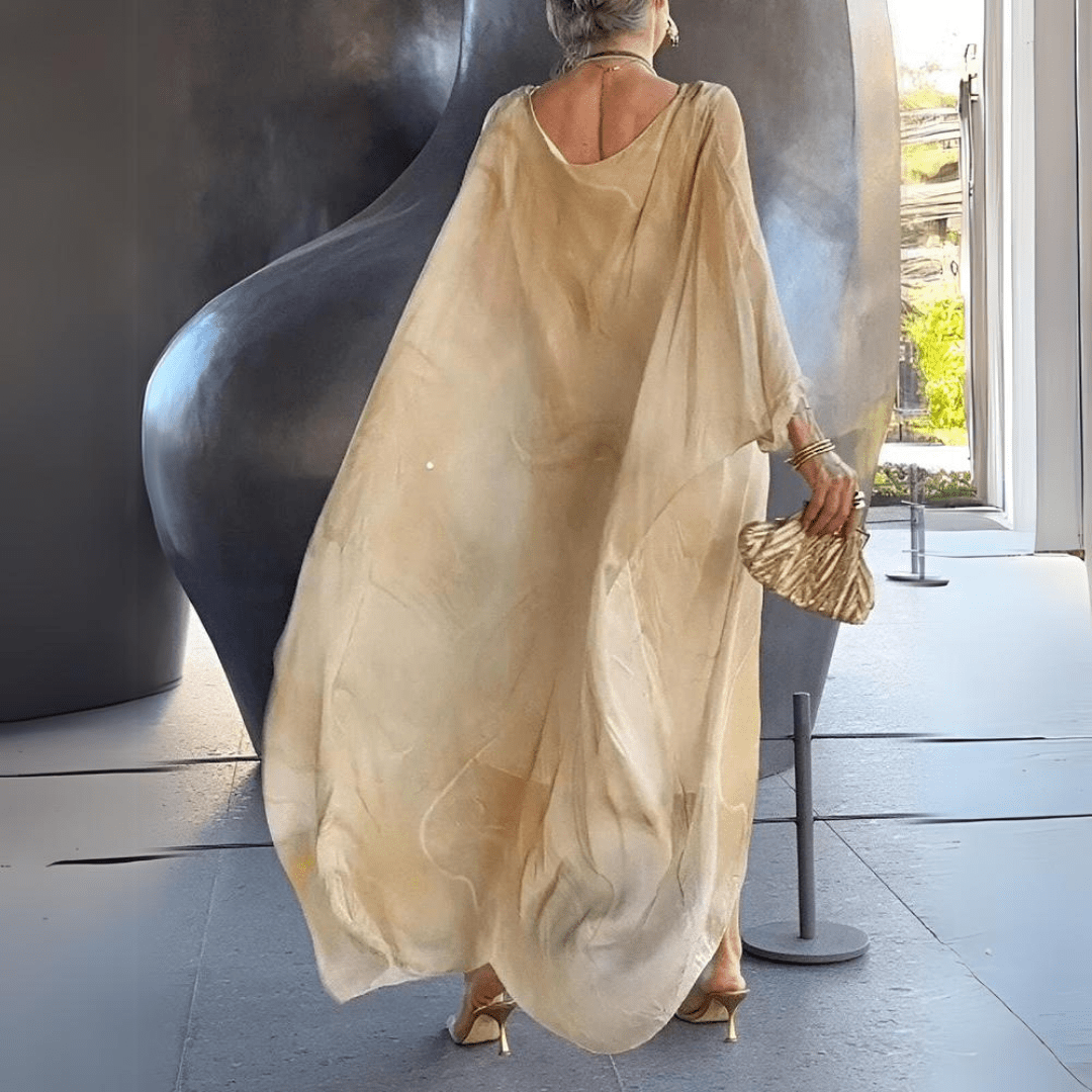Rhona | Slimming Silk Chiffon Elegance Dress
