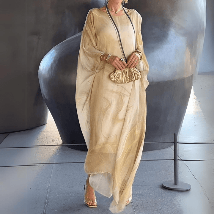 Rhona | Slimming Silk Chiffon Elegance Dress