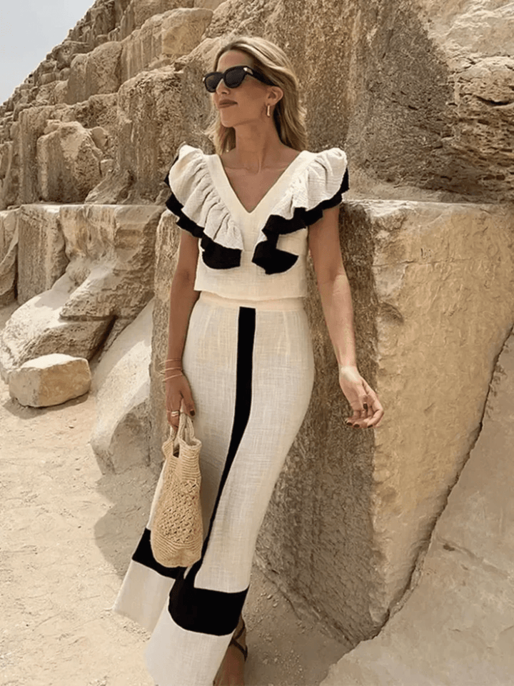 Matilda | Ruffled Elegant Summer Set