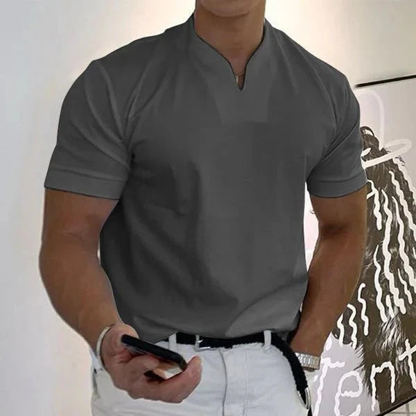 William | Gentlemans business Short Sleeve V-neck T Shirt