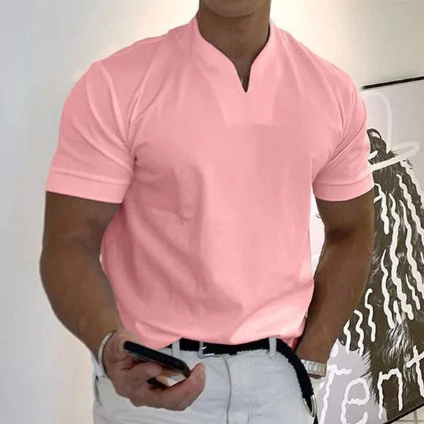 William | Gentlemans business Short Sleeve V-neck T Shirt