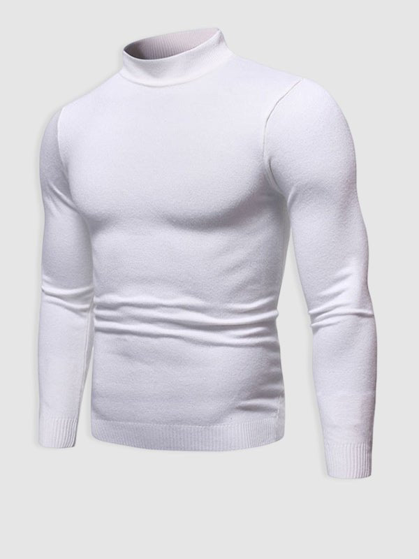 Vincent | Men's Basic Solid Turtleneck Sweater
