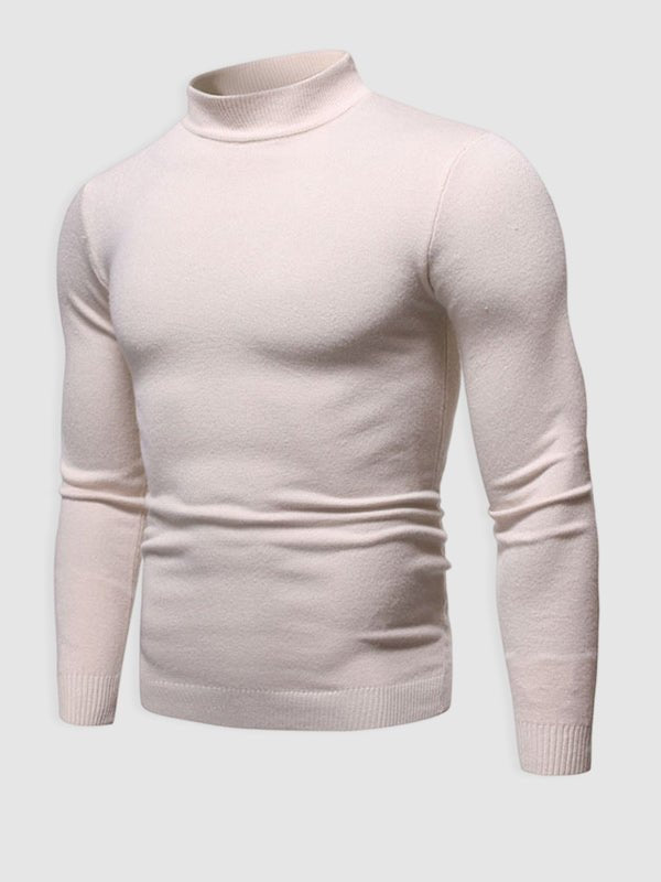 Vincent | Men's Basic Solid Turtleneck Sweater