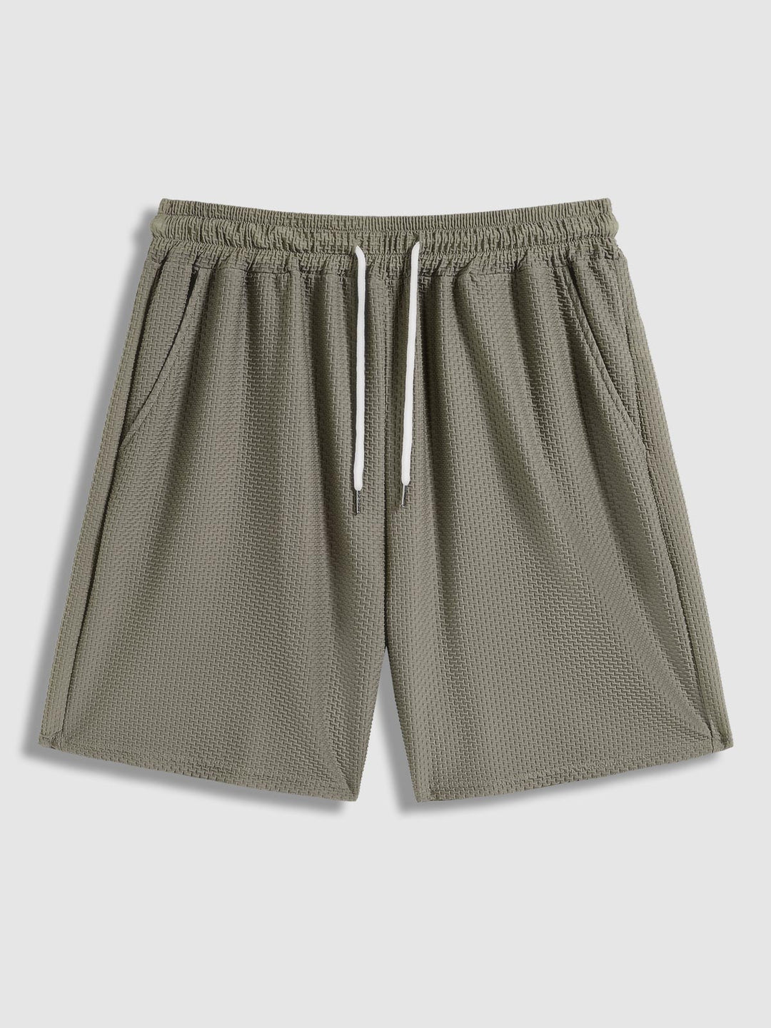 Joey | Men's comfortable textured T-shirt casual shorts set