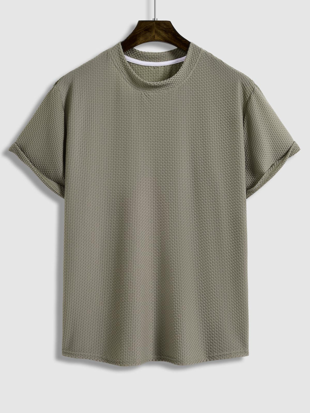 Joey | Men's comfortable textured T-shirt casual shorts set