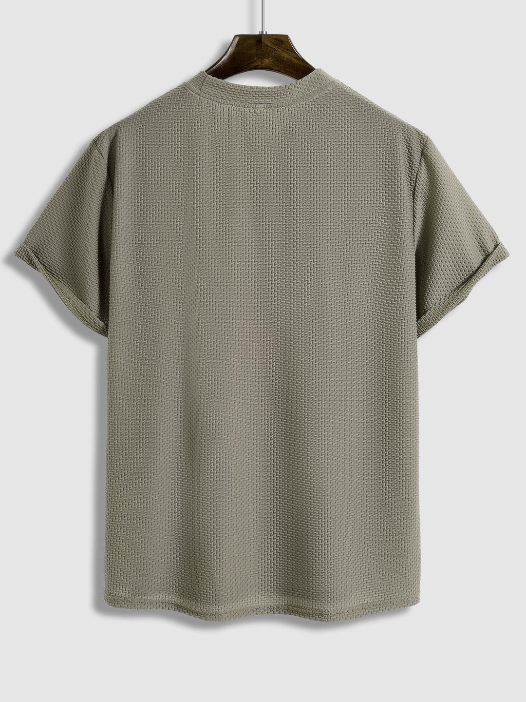 Joey | Men's comfortable textured T-shirt casual shorts set