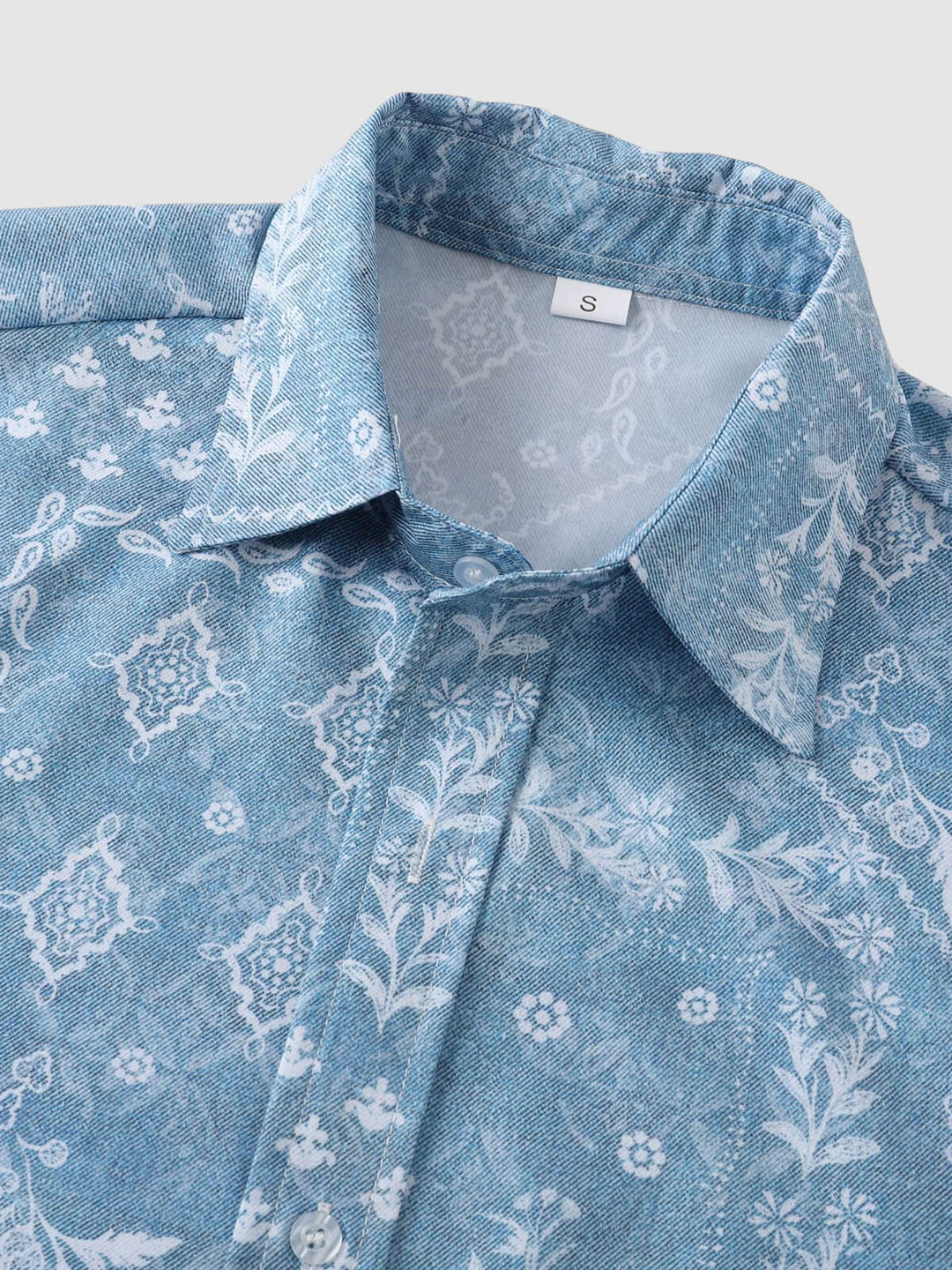 Noel | Men's Floral Print Casual Short Sleeve Shirt Quick-Drying Swimming Shorts Set