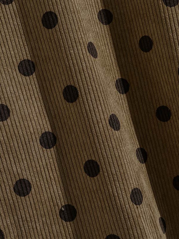 Grayson | Men's Polka Dot Corduroy Button-Down Casual Long Sleeve Shirt