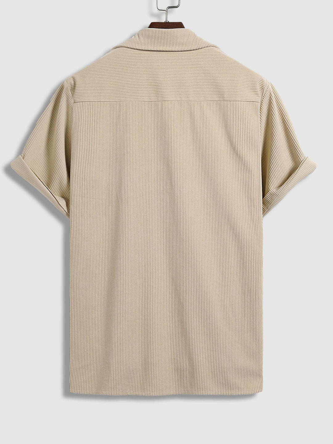 Cody | Men's Retro Corduroy Casual Short Sleeve Shirt Shorts Set