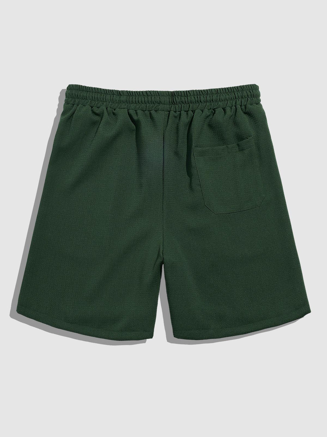 Toby | Men's textured Cuban collar shirt casual shorts set