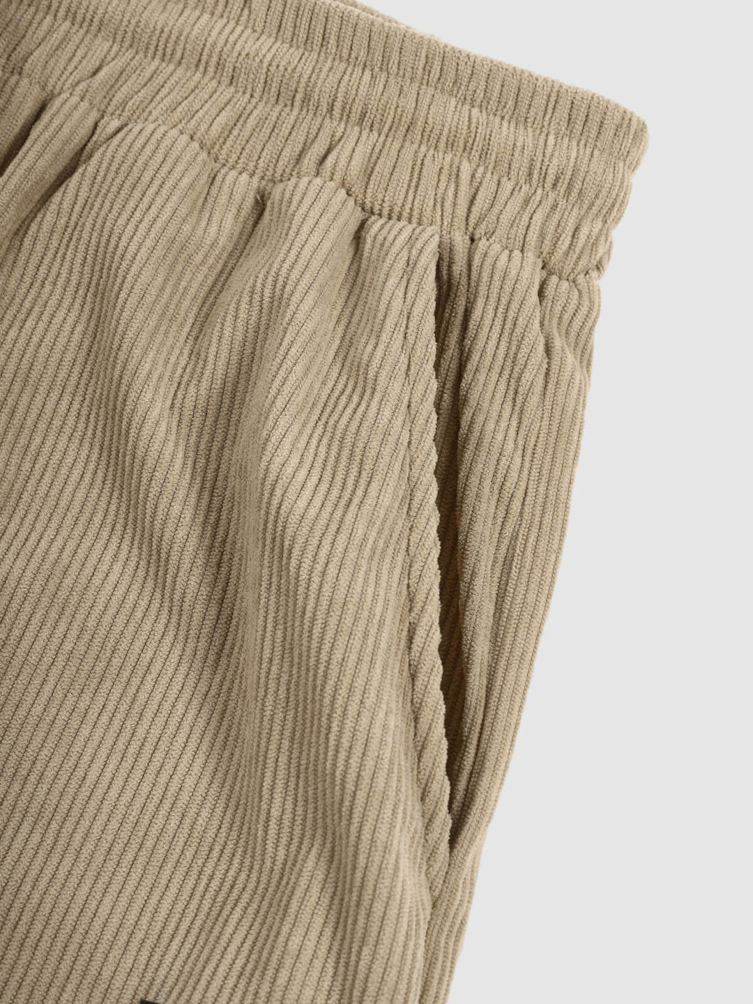 Robin | Men's textured plaid terry casual long-sleeved shirt and corduroy pants set