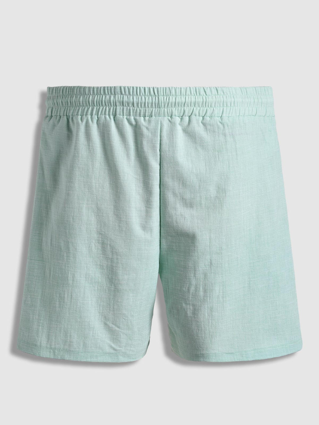 Blake | Men's textured short-sleeved shirt casual shorts solid color set