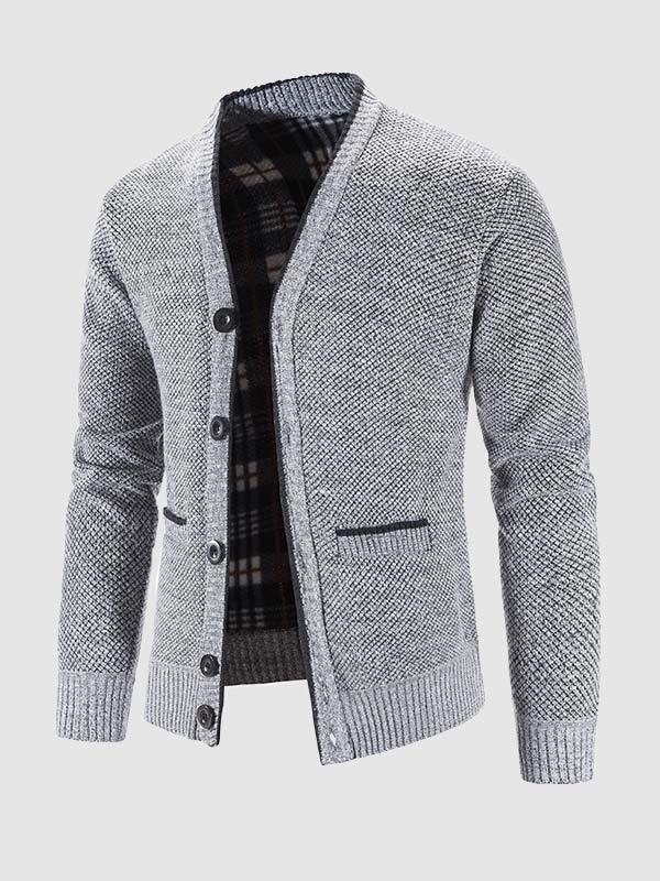 Daniel | Men's thickened velvet casual sweater jacket