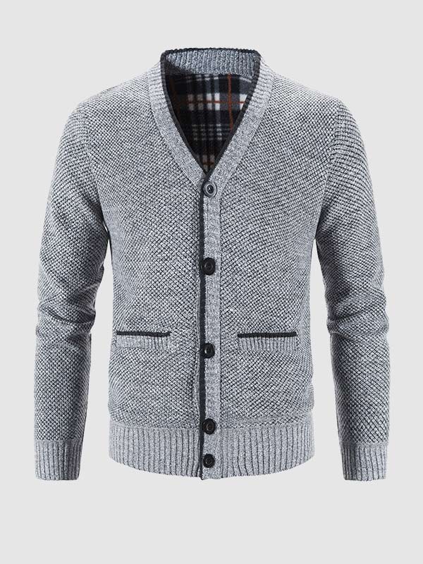 Daniel | Men's thickened velvet casual sweater jacket