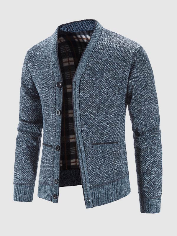 Daniel | Men's thickened velvet casual sweater jacket