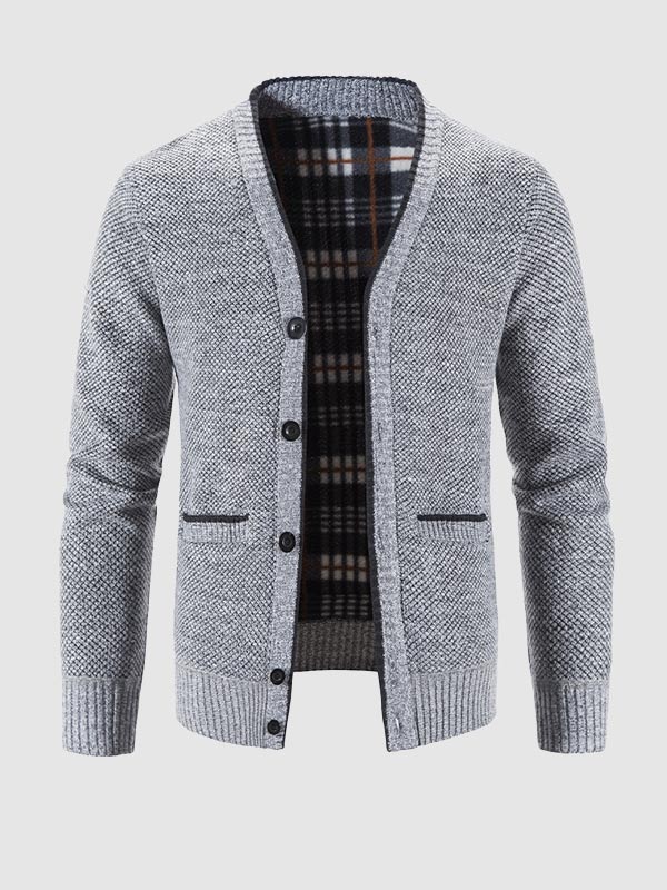Daniel | Men's thickened velvet casual sweater jacket