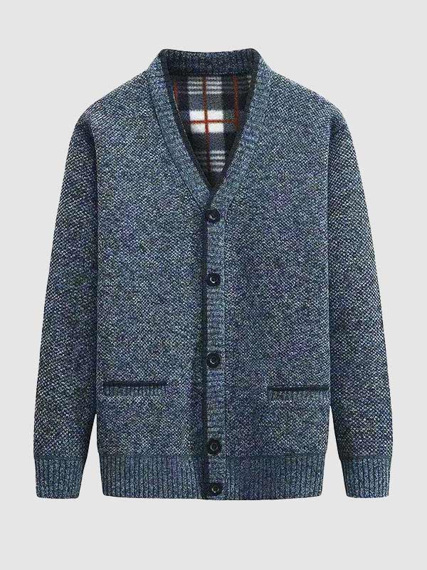 Daniel | Men's thickened velvet casual sweater jacket