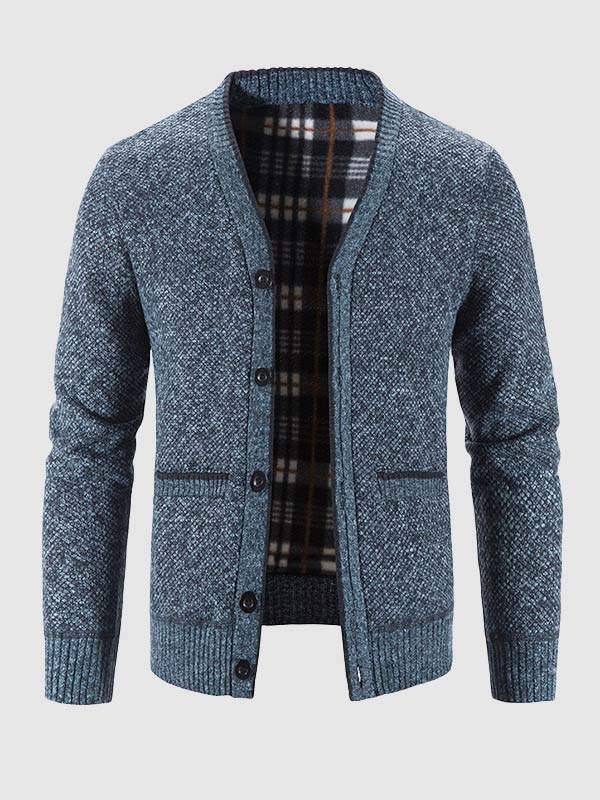 Daniel | Men's thickened velvet casual sweater jacket