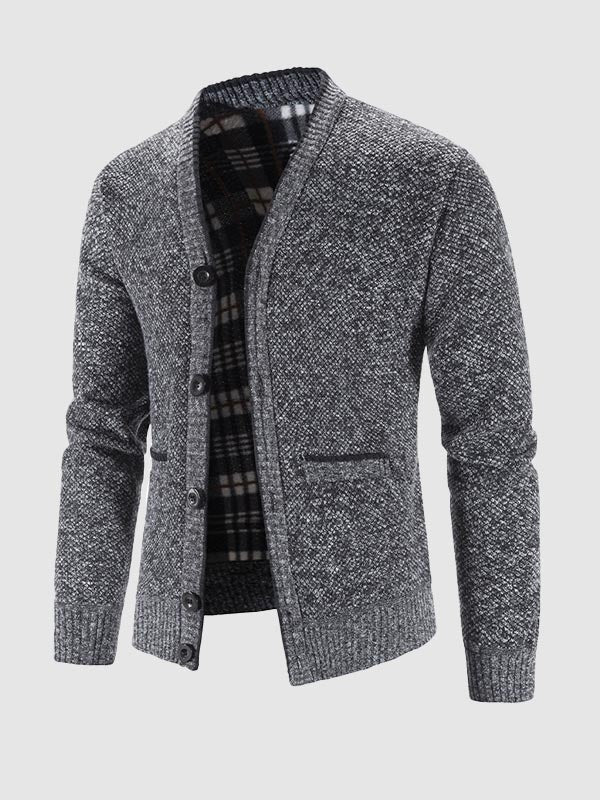 Daniel | Men's thickened velvet casual sweater jacket