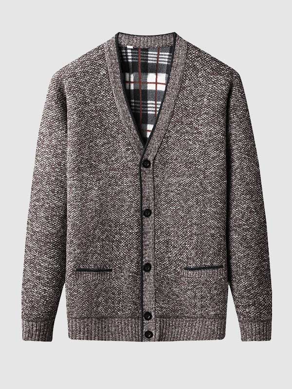 Daniel | Men's thickened velvet casual sweater jacket