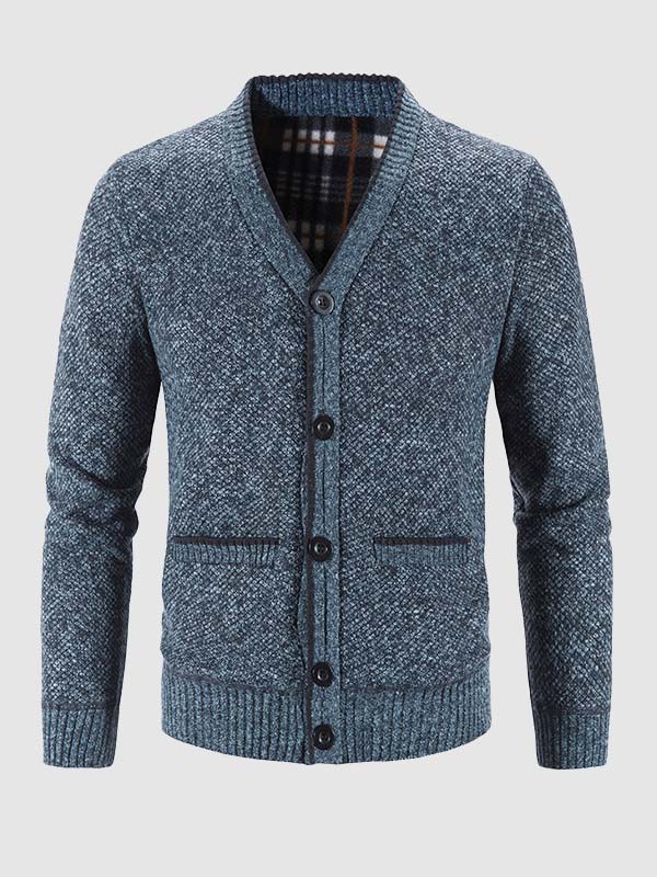 Daniel | Men's thickened velvet casual sweater jacket