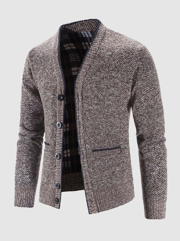 Daniel | Men's thickened velvet casual sweater jacket