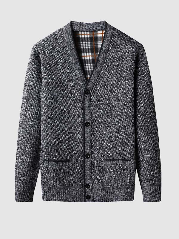 Daniel | Men's thickened velvet casual sweater jacket