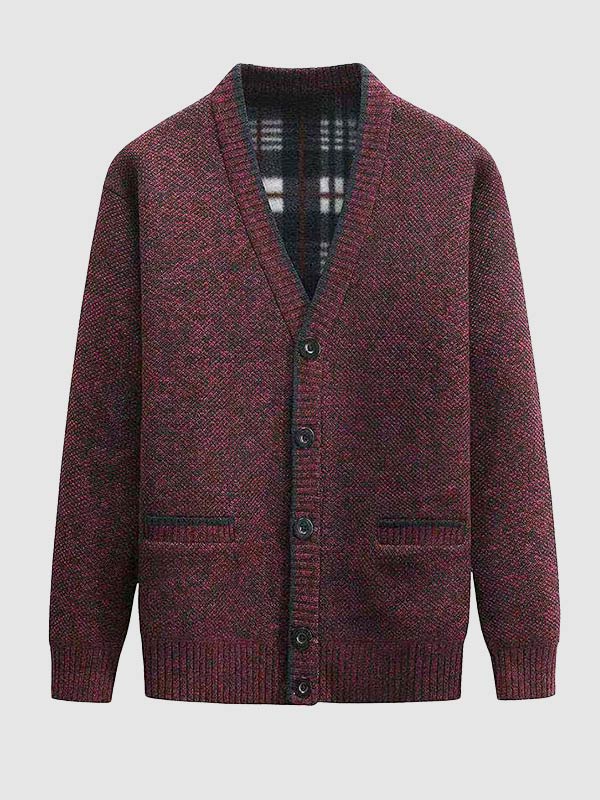 Daniel | Men's thickened velvet casual sweater jacket