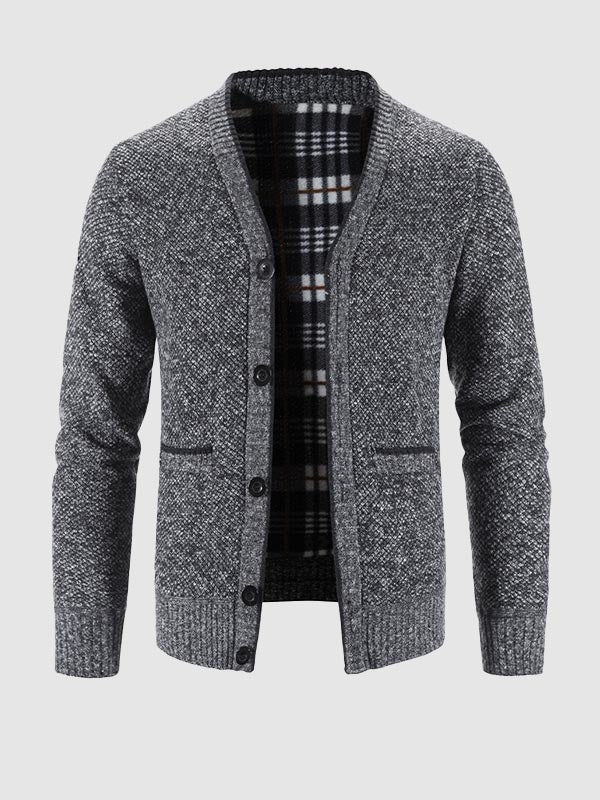 Daniel | Men's thickened velvet casual sweater jacket