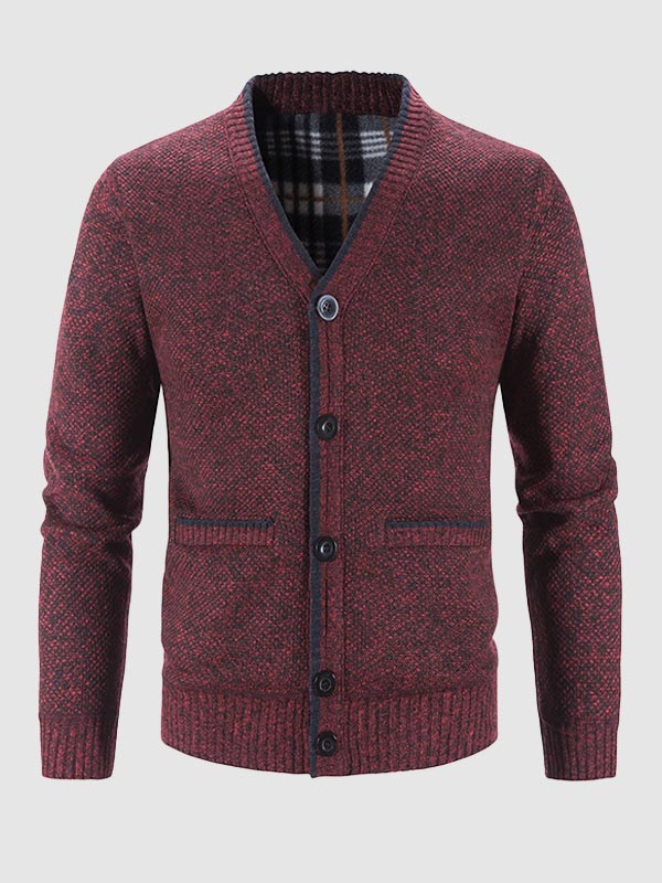 Daniel | Men's thickened velvet casual sweater jacket