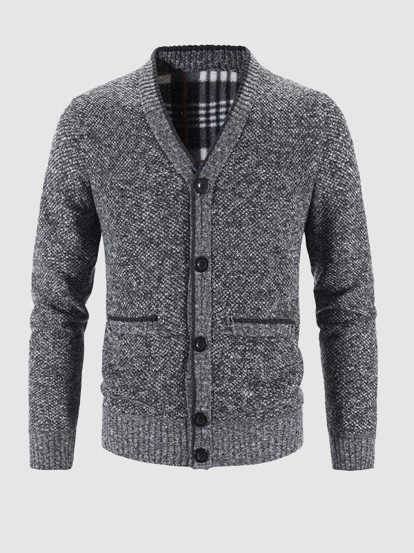 Daniel | Men's thickened velvet casual sweater jacket