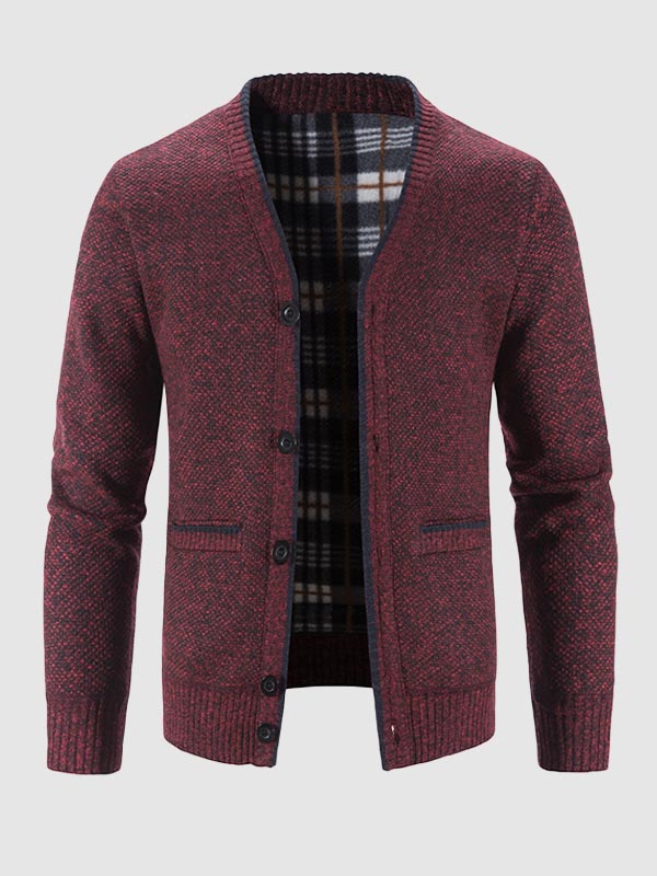 Daniel | Men's thickened velvet casual sweater jacket