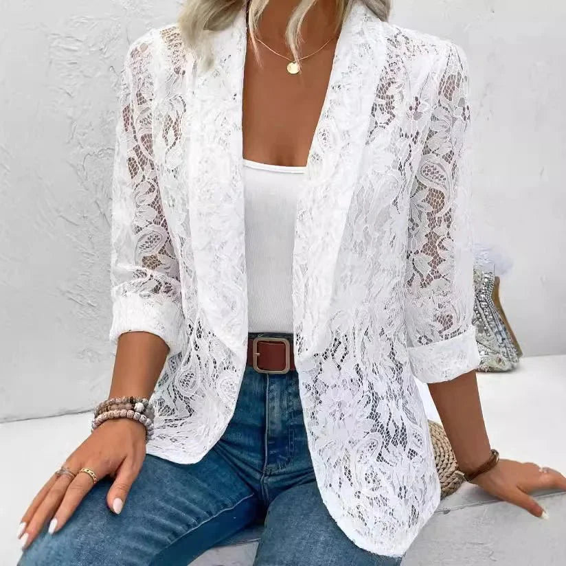 Victoria | Elegant Lace Women’s Blazer