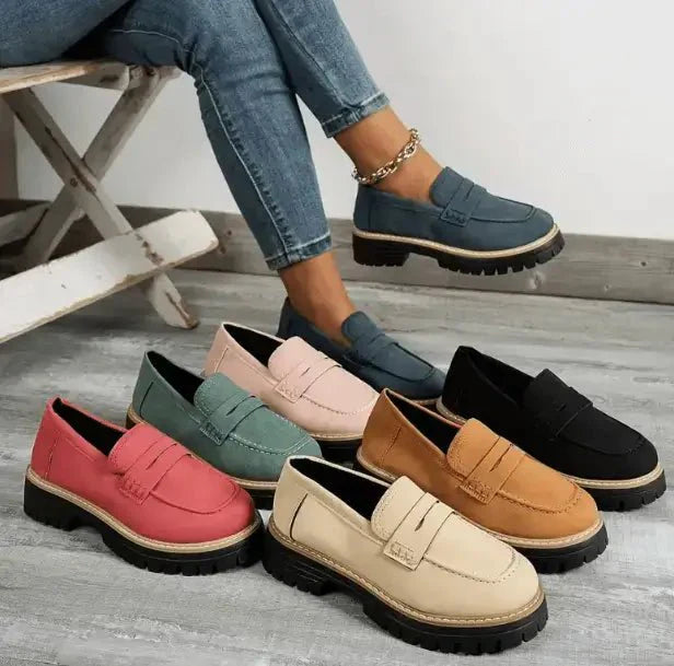 Kelly | Comfortable Chunky Loafer Shoes