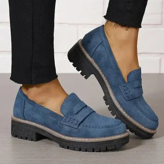 Natalie | Comfortable Chunky Loafer Shoes